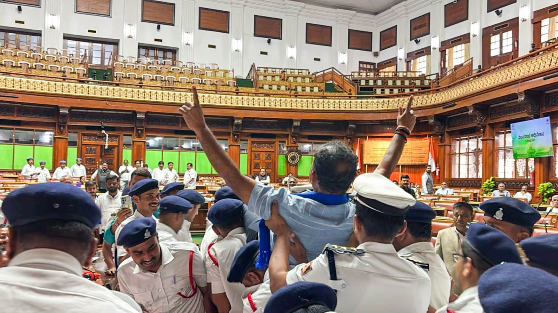 Top News: Amit Shah roared in Rajya Sabha uproar in Karnataka assembly Rain loom over the first match of IPL