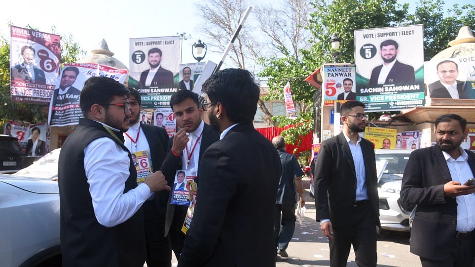 Conduct of Bar Association elections of seven district courts and Delhi High Court