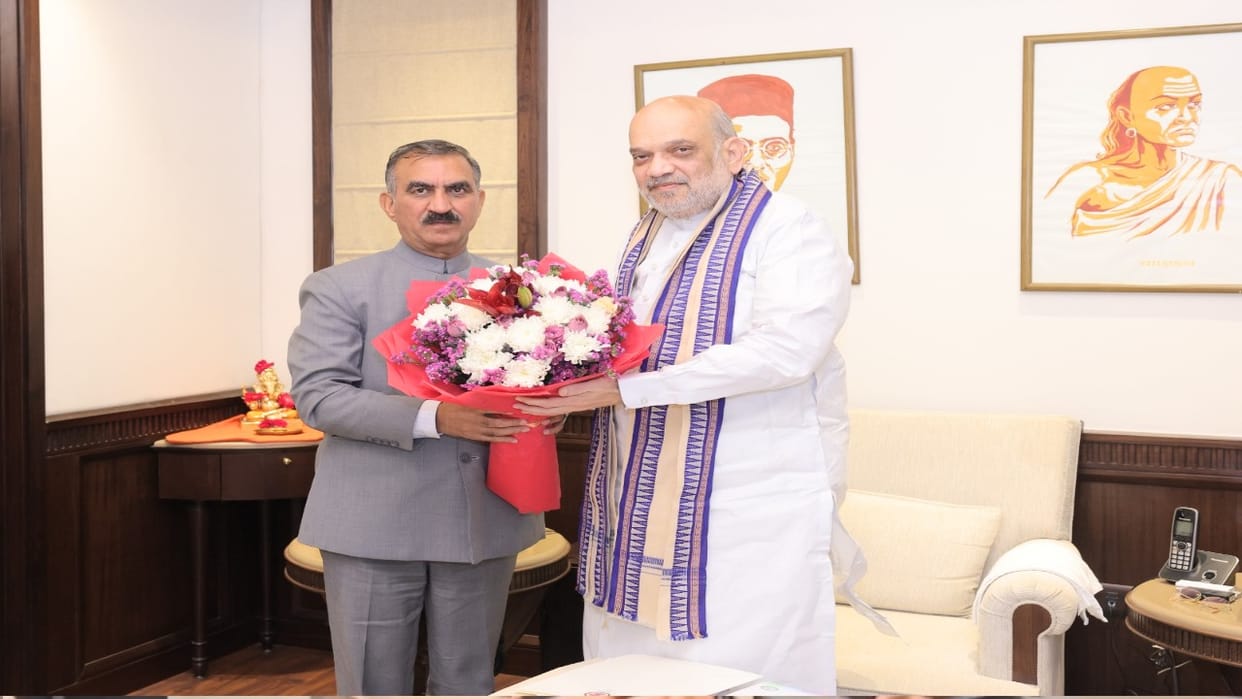 CM Sukhwinder Sukhu met Union Minister Amit Shah, sought compensation for the losses caused by the disaster