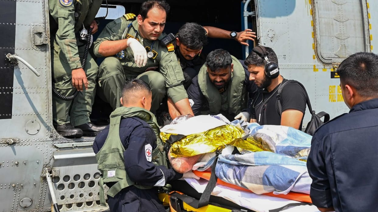 Indian Navy evacuates three injured foreign crew from Panama-flagged ship off Goa coast