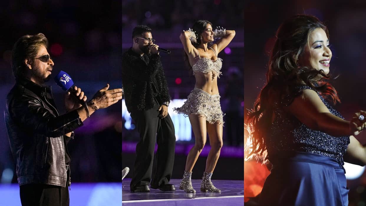 IPL 2025 Opening Ceremony Celebrities Performance Photos Disha Patani Shreya Ghoshal Karan Aujla