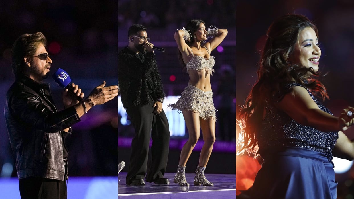 IPL 2025 Opening Ceremony Celebrities Performance Photos Disha Patani Shreya Ghoshal Karan Aujla
