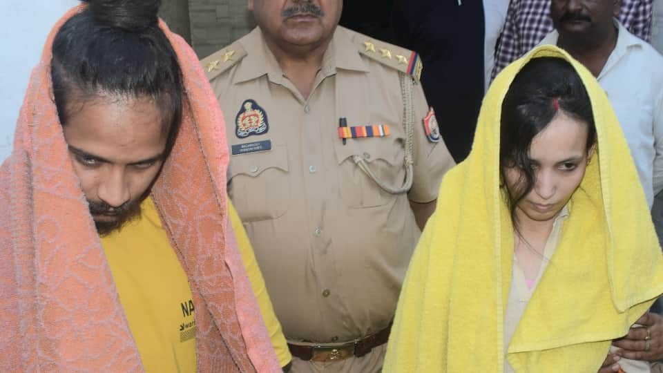 Saurabh murder case killer Muskan and lover Sahil met for two minutes in jail but both did not say anything