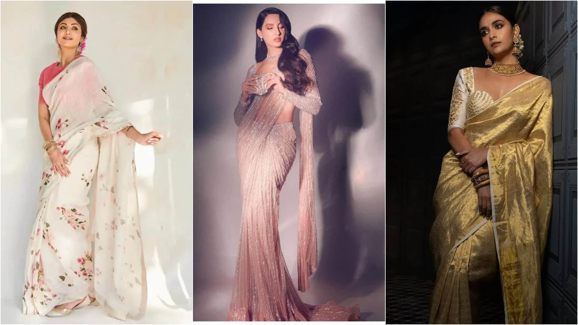 Eid 2025 Trendy Saree Design Latest Saree Looks Perfect For This Eid Festival