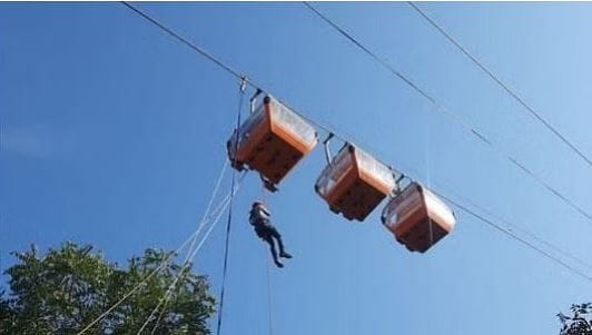 Ropeway will start again in Barsana after accident