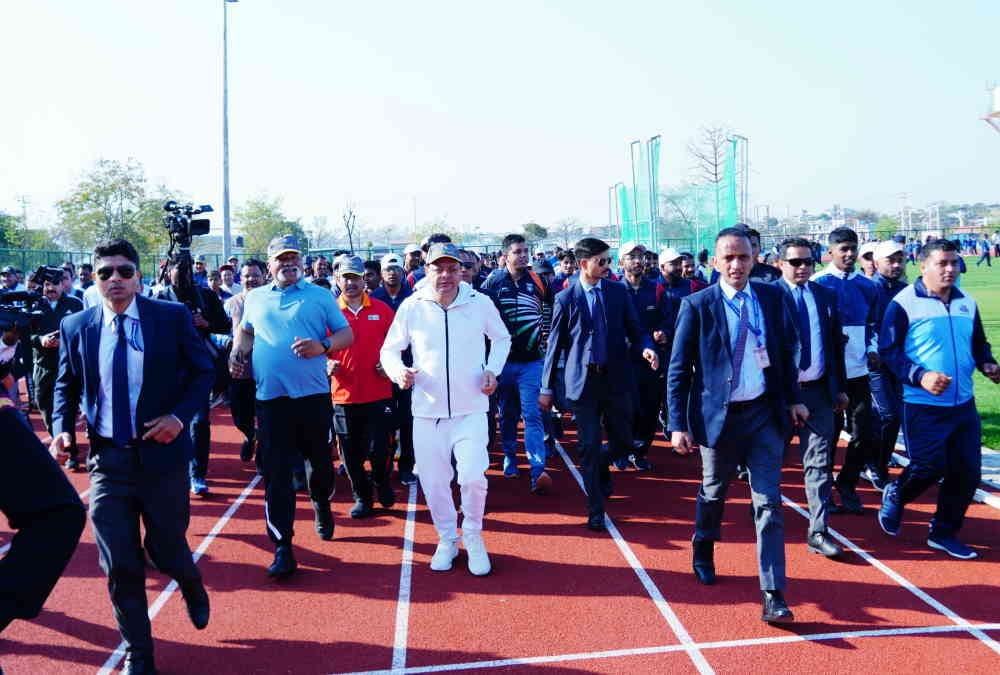 Dhami Government Three Years: CM flagged off Fit India Run Doing Pushups and Appeal youth to de-addiction