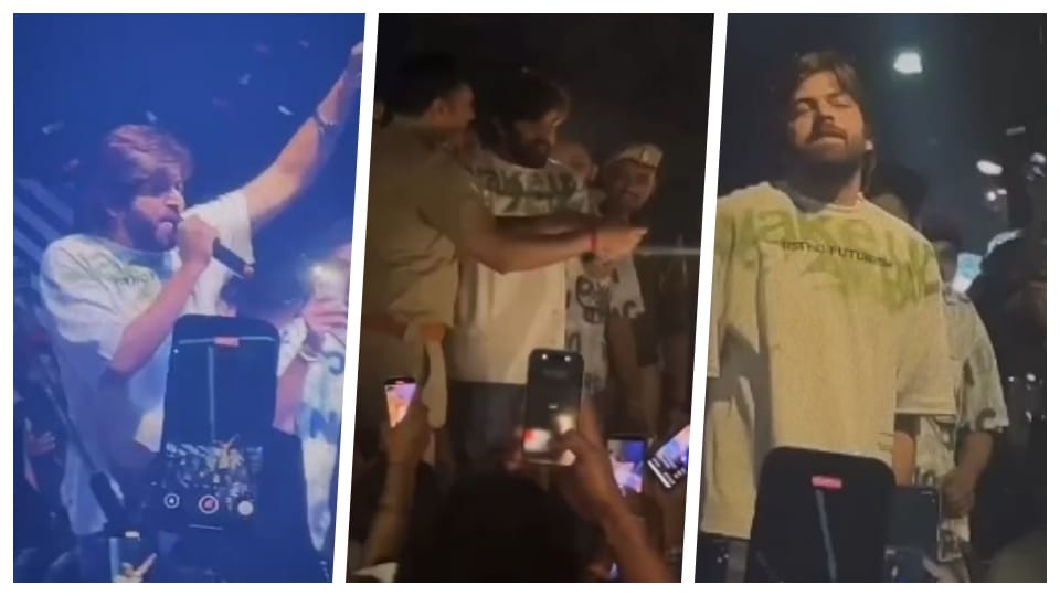 Gurugram police snatched Haryanvi singer Masoom Sharma's mic, stopped his live show midway