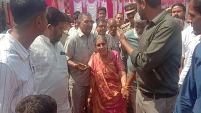 मंडी धनाैरा पहुंची जसोदा बेन