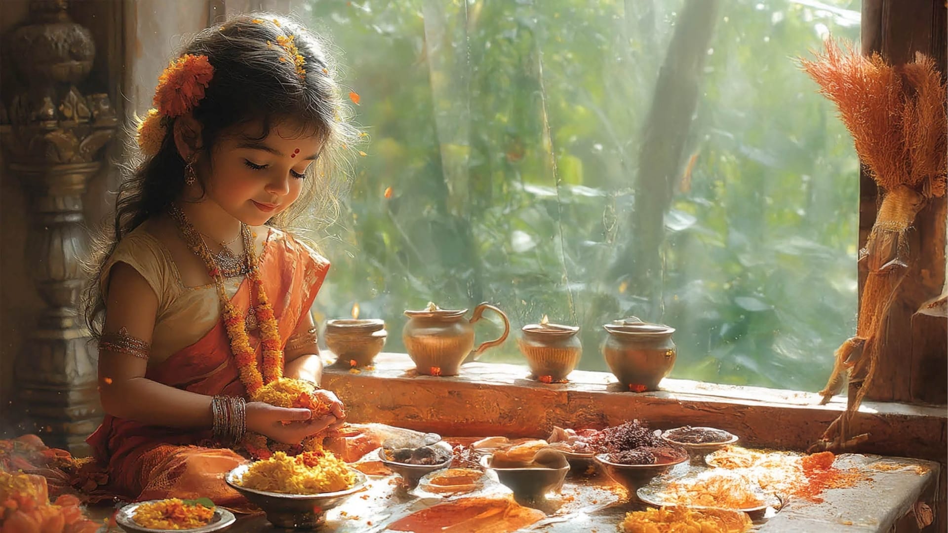 Kanya Pujan 2025 Date Know About Muhurat and Rituals Significance Navmi Me Kanya Pujan Kaise Kare in Hindi