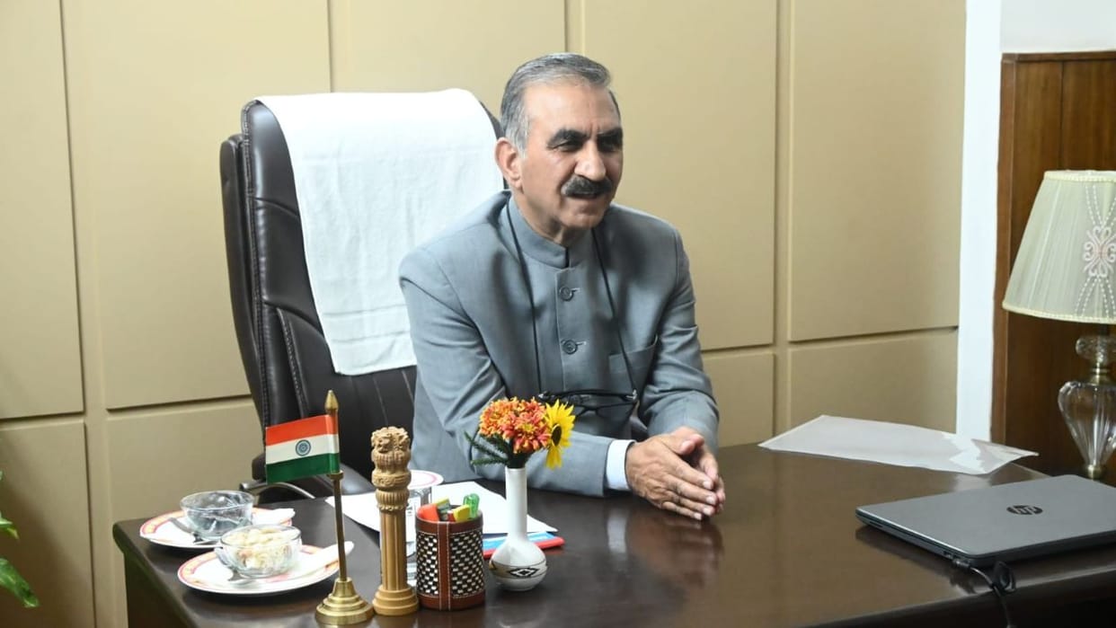 CM Sukhu Said government is working towards establishing Himachal as a green energy and self-reliant state