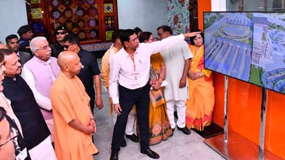 Kanpur: Chief Minister inspected the Convention Center, Chunniganj Metro Station