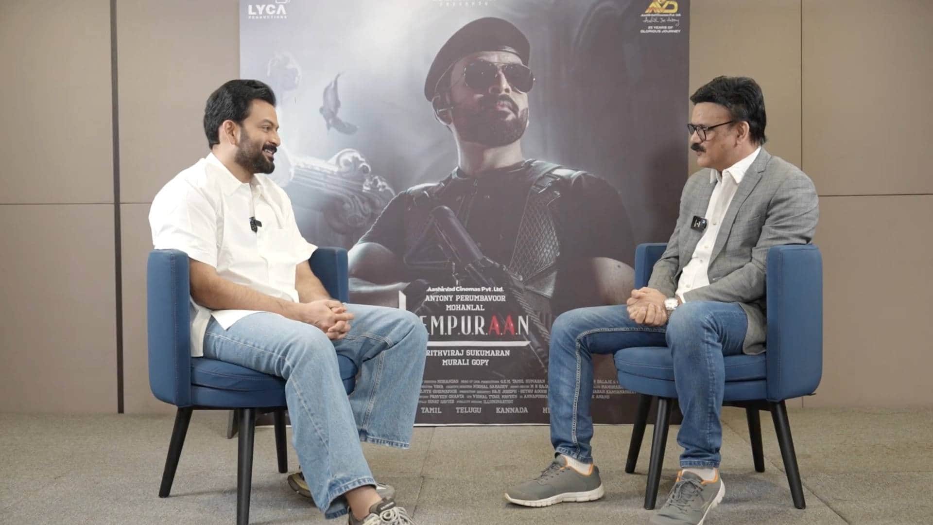 पृथ्वीराज सुकुमारन इंटरव्यू