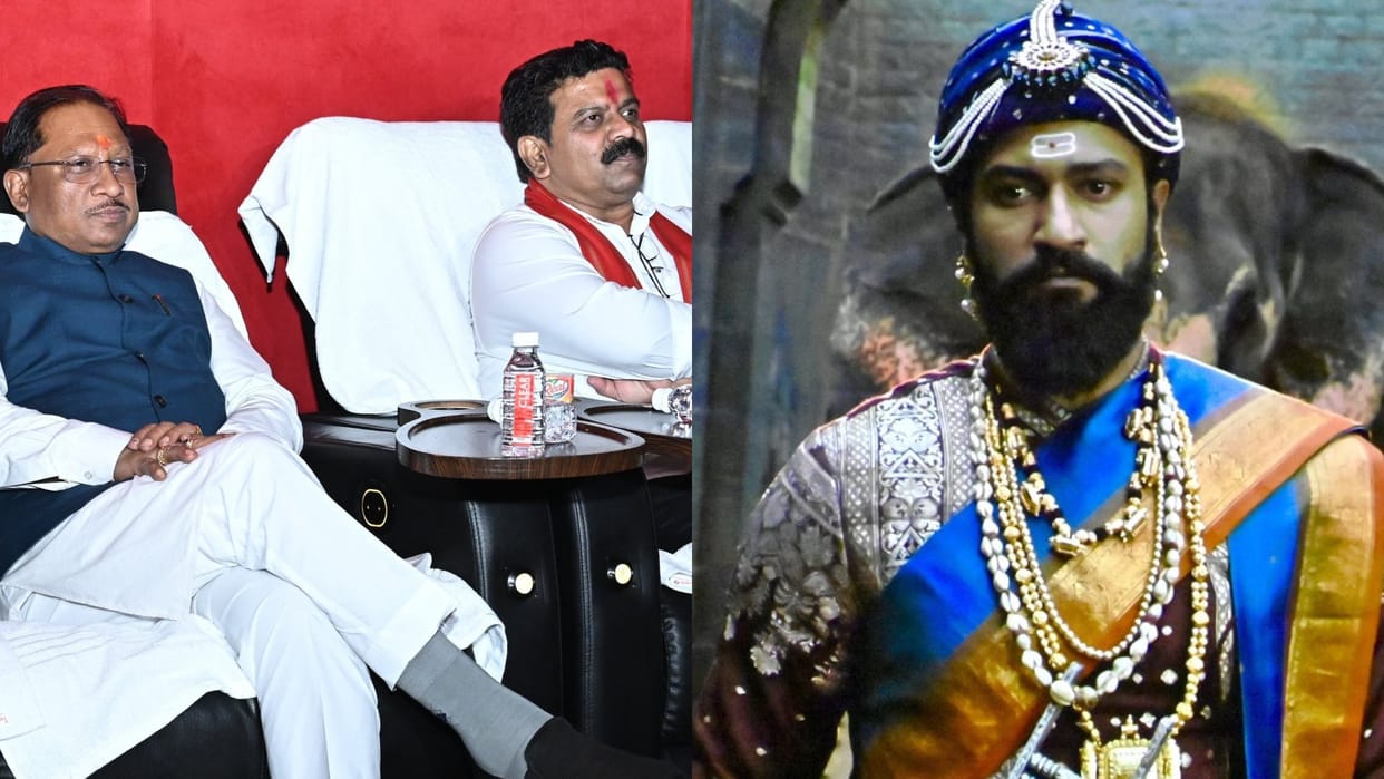 Chhattisgarh CM Vishnu Deo Sai attends special screening of Vicky Kaushal starrer Chhaava and praises film