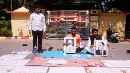 Health deteriorated during fasting in BHU MLAs wrote letter to Yogi-Modi not getting PhD admission