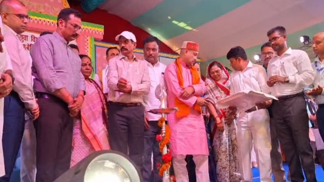 West Champaran: Grand celebration of historic Nandangarh Mahotsav after nine years, cultural programs Lauriya