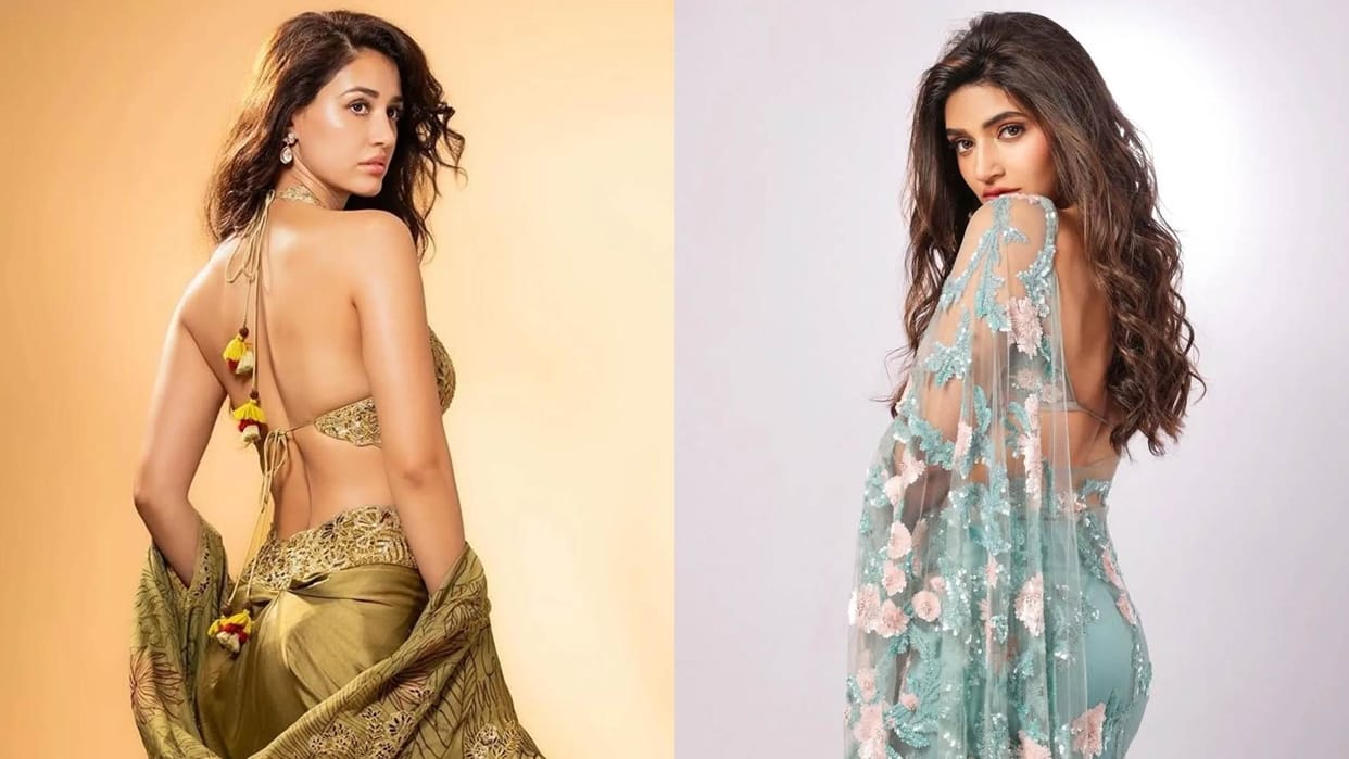 Fashion Tips for wearing backless blouse with saree or lehenga