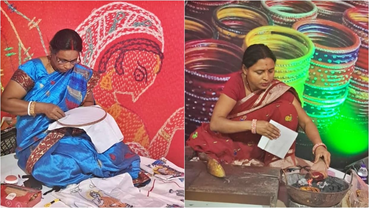 Bihar Day Celebration: Nitish govt's women empowerment schemes appreciated, information about welfare schemes