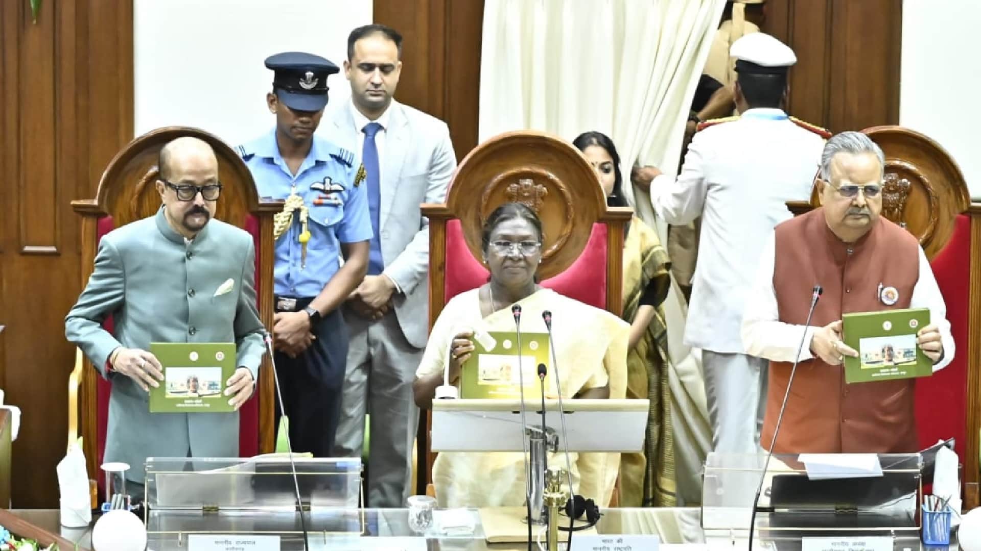 Chhattisgadhiya sable badhiya, said india President Draupadi Murmu, President Murmu CG Visit