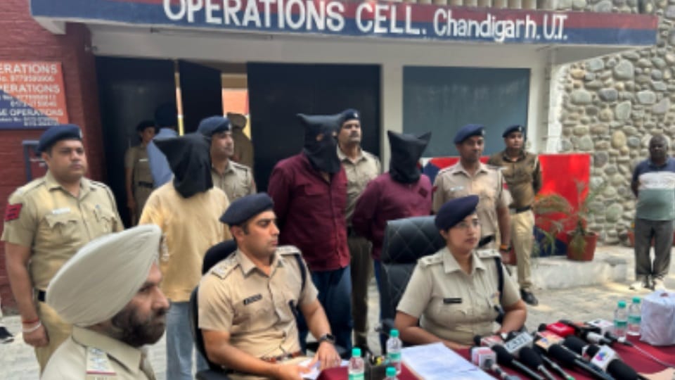 Chandigarh Police arrest criminals of Bishnoi gang