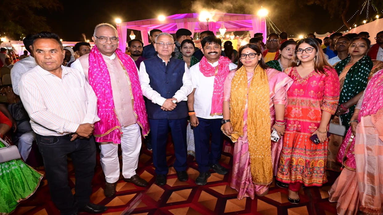 Minister Nandi Holi Milan Ceremony Holi colours deepened with Loknath lassi, Bairhana's chaat and Sophia