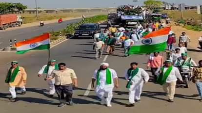 किसानों की ट्रैक्टर रैली