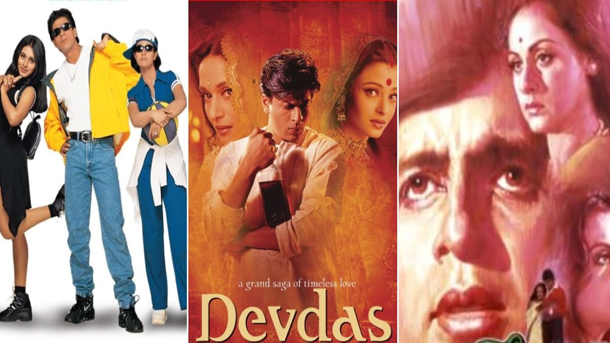 Movies Based on Love Triangle Kuch Kuch Hota Hai Devdas Bajirao Mastani Silsila Student of the Year