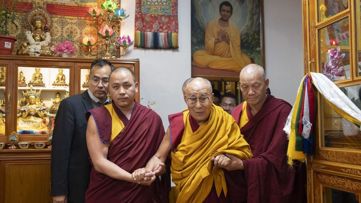 Dalai Lama joined the prayer for his longevity it started with the invocation of Guru Padmasambhava