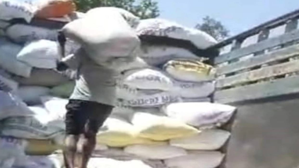 Bhopal 28 tonnes of rice meant for distribution to poor from a ration shop was seized from trader shop
