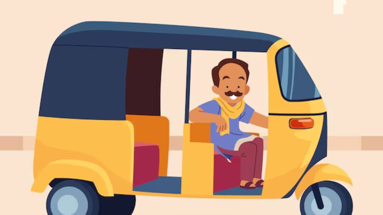 Auto driver forcibly collected fare from passenger and threatened to slap him Video goes viral on Internet
