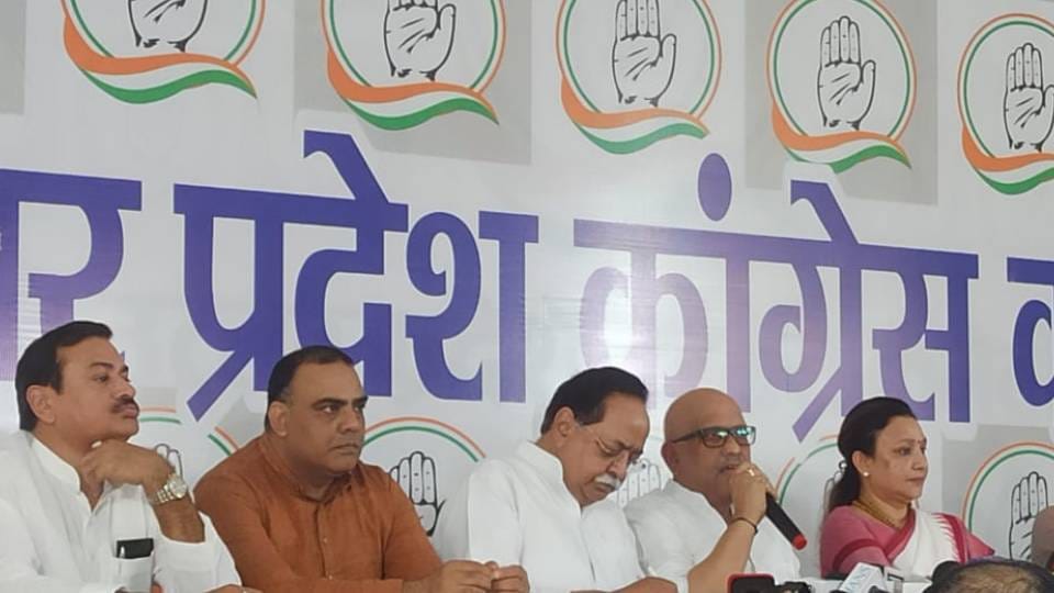 Congress harsh comment on BJP eight years Ajay Rai said claims of government are false CM should resign