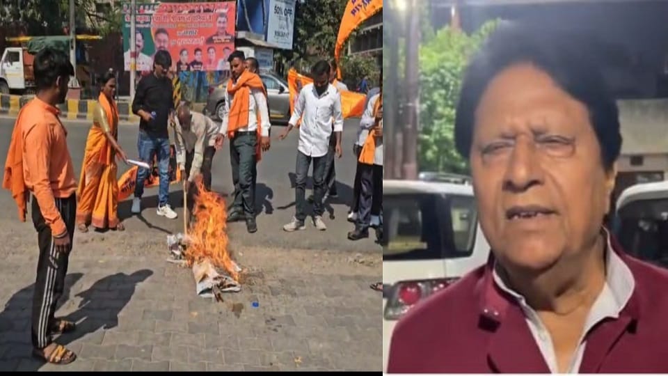 Samajwadi MP Ramji Lal Suman calls Rajput king Rana Sanga traitor demonstration in agra
