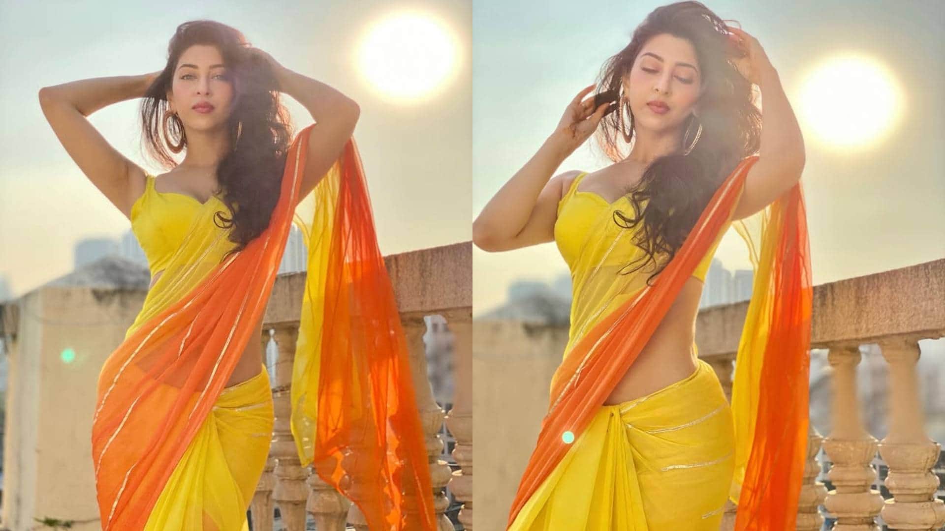 Navratri Special saree If you want to wear a ethnic then definitely try these looks Sonarika Bhadoria disprj