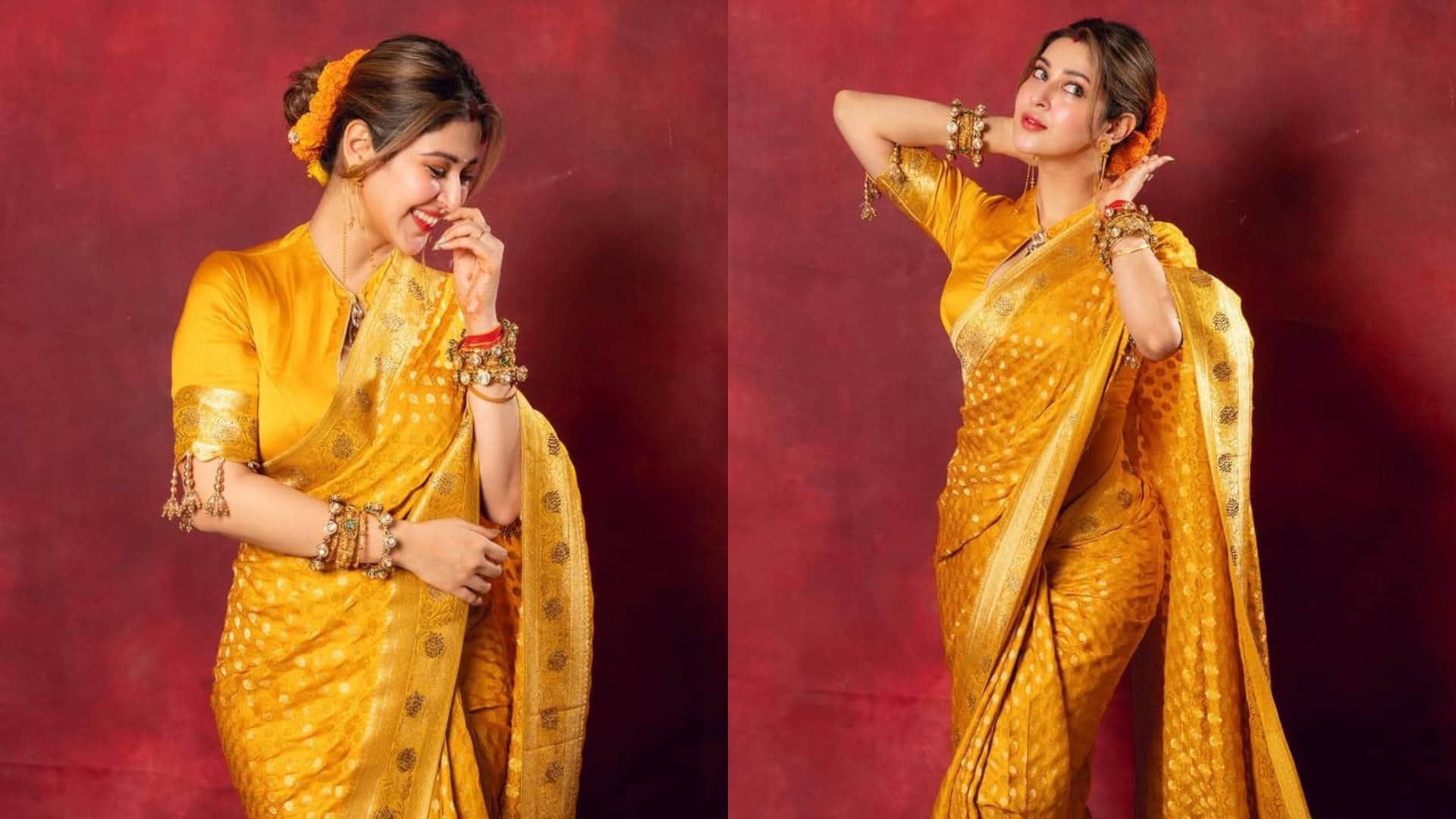 Navratri Special saree If you want to wear a ethnic then definitely try these looks Sonarika Bhadoria disprj