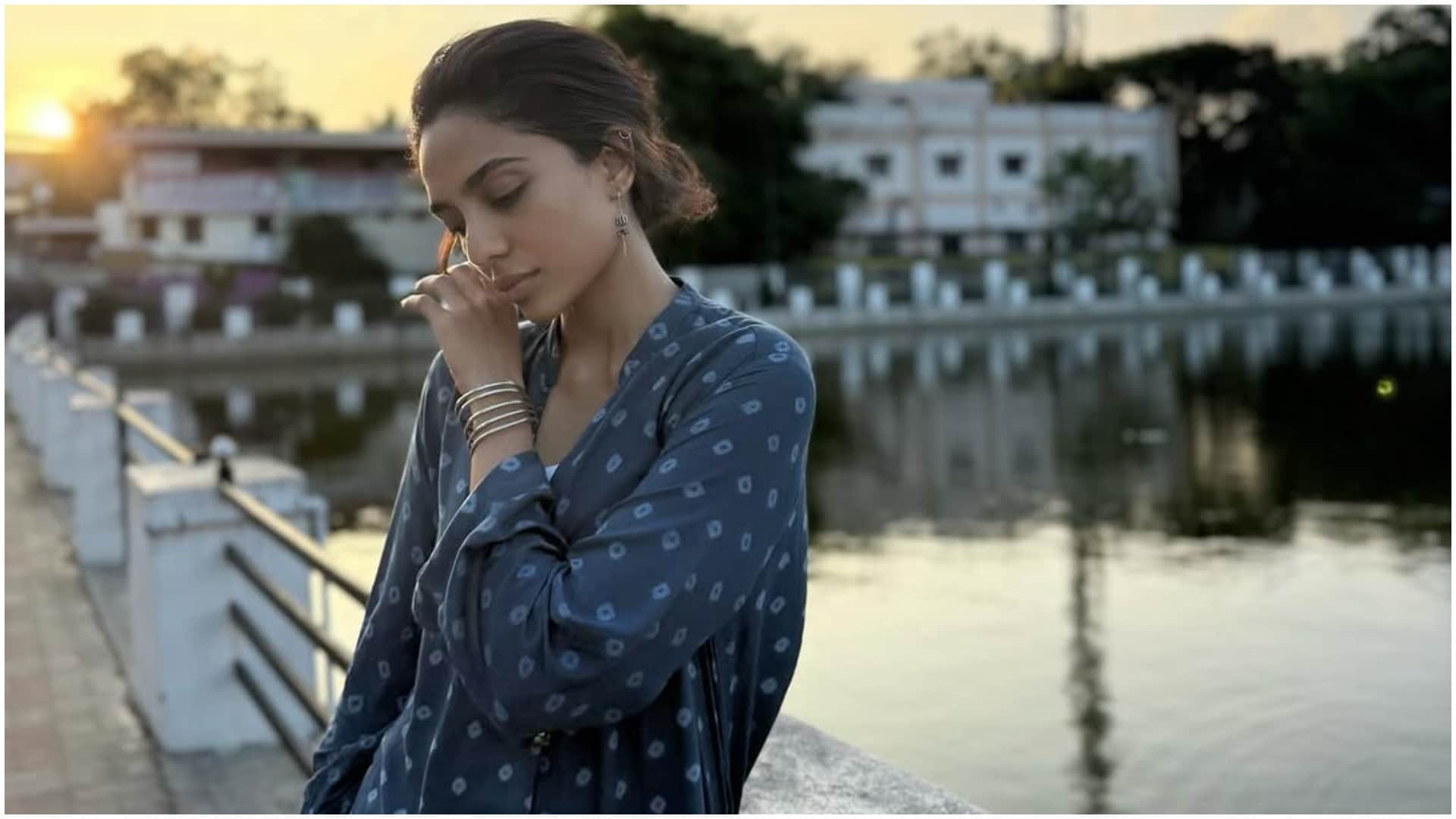 Sobhita Dhulipala explores historic temples in tamilnadu during her vacations