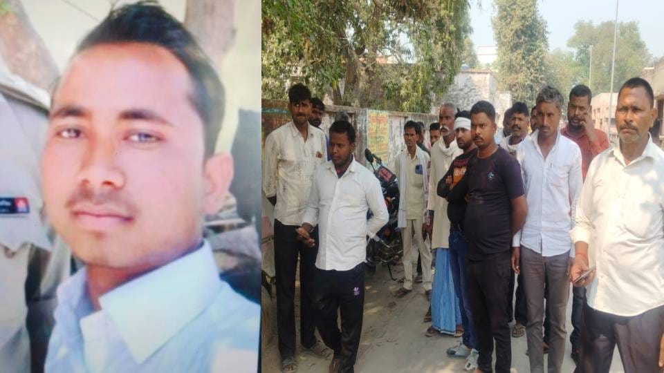 Uncle and nephew died in collision with high speed dumper in Bahraich police took dumper into custody