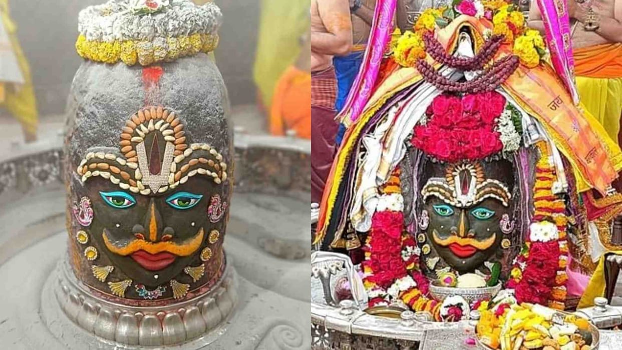 Ujjain Mahakal: Special decoration of Mahakal on Papamochani Ekadashi