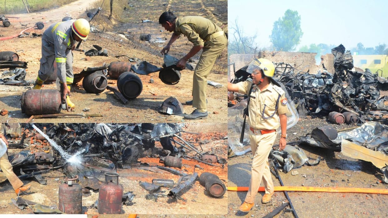 Bareilly Gas Cylinders Explosion Like Fireworks Check Full Timeline Details in Hindi