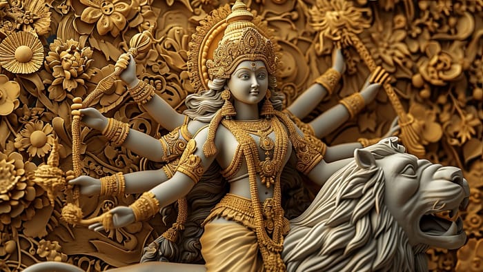 Chaitra Navratri 2025 Day 1 Maa Shailputri Puja Vidhi Bhog Mantra in Hindi