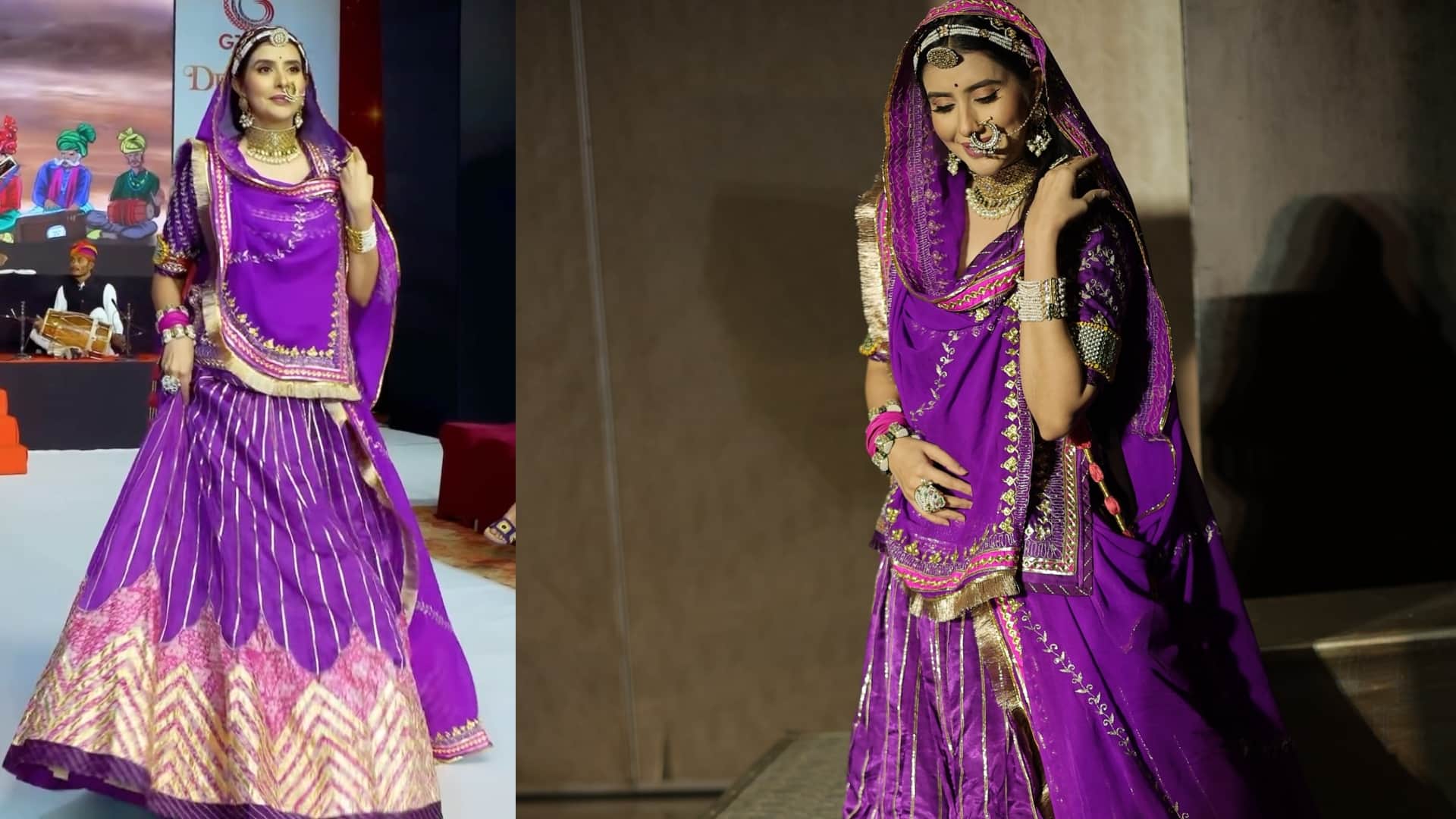 Gangaur 2025 how to get ready in Rajasthani look Charu Asopa ethnic look