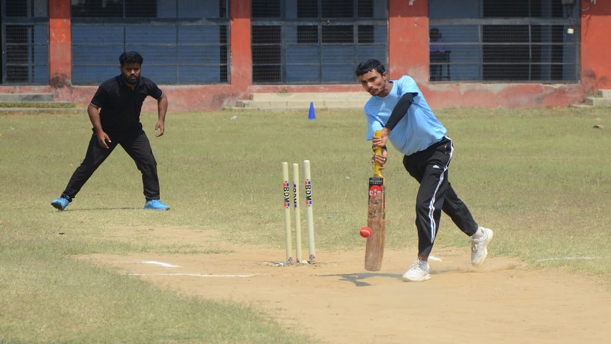 Harshit deadly bowling brought victory to BCA third year in cricket match