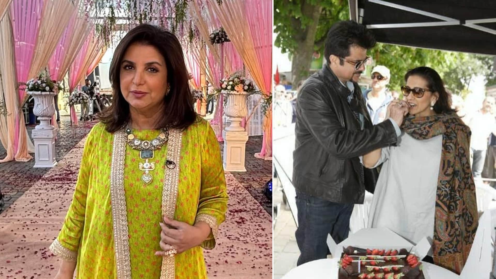 anil kapoor wishes wife sunita Happy Birthday to my super woman exciting farah khan also share lovely video