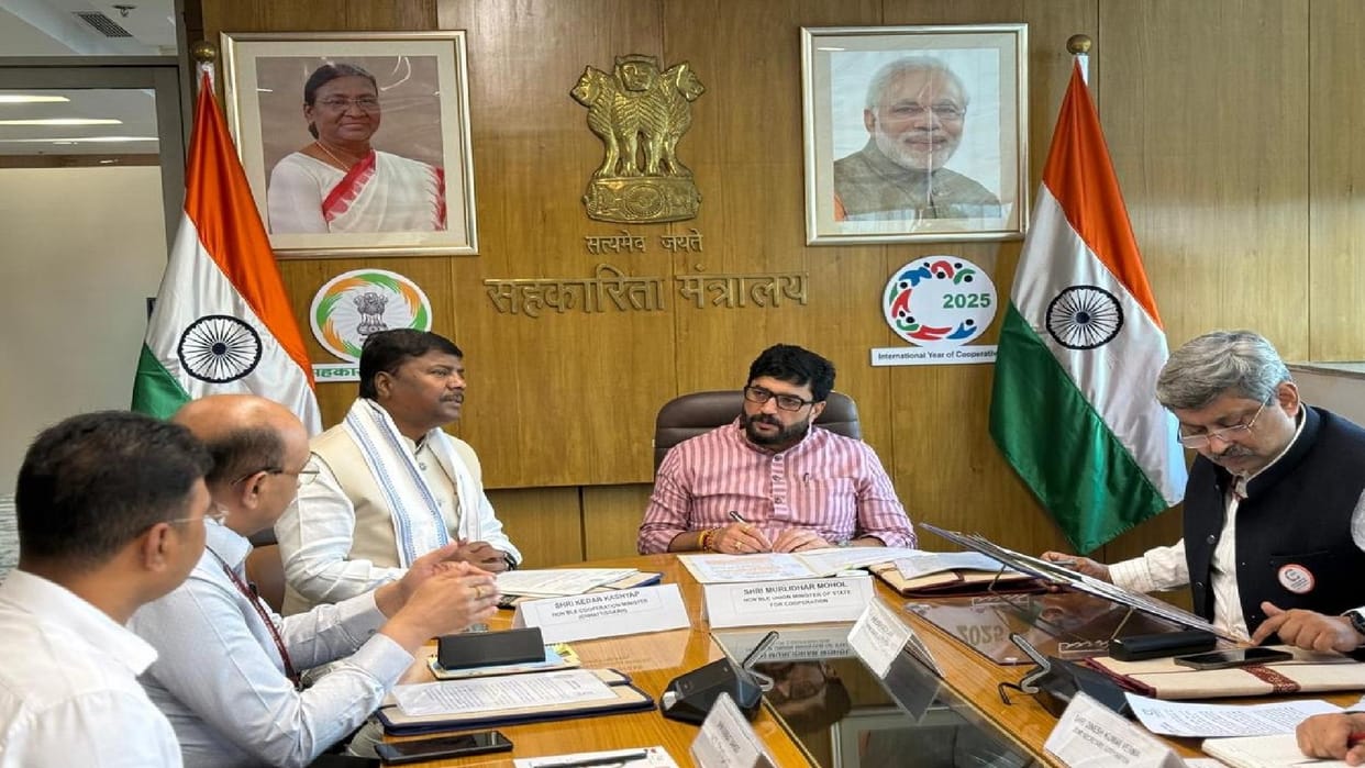 Cooperative Minister Kashyap met Union Minister of State, achievements and demands were discussed in detail