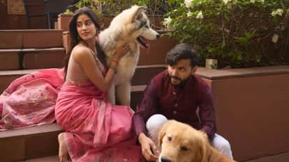 Janhvi Kapoor Writes Shikhar Pahariyas Name In Mehendi Ceremony At Anshula Kapoors Wedding Reception