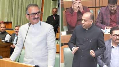 मुख्यमंत्री सुखविंद्र सिंह सुक्खू/नेता प्रतिपक्ष जयराम ठाकुर।