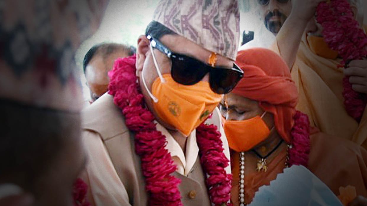 Nepal Politics Civil Society Leaders accused former king Gyanendra radical support for Kingdom Rule Return