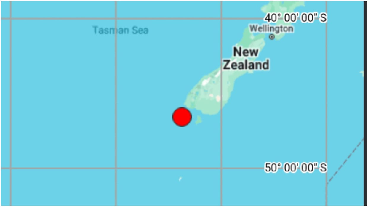 earthquake hit Off the West Coast of South Island New Zealand Know all about it