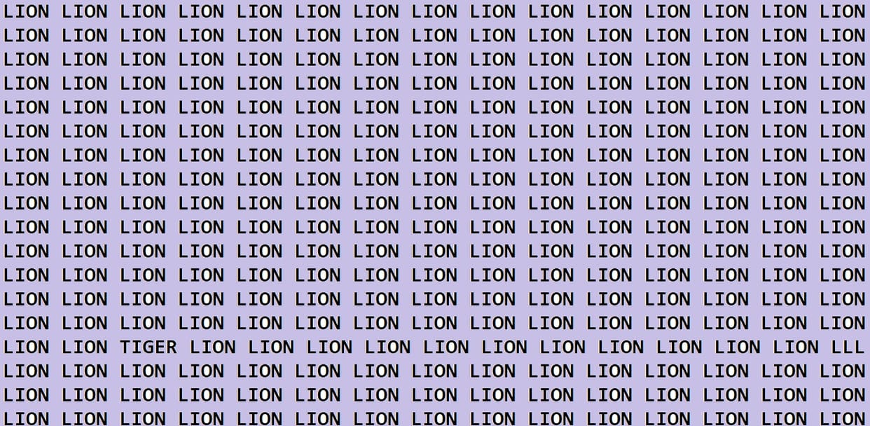Optical Illusion IQ Test Brain Test If You Have Hawk Eyes then Find TIGER