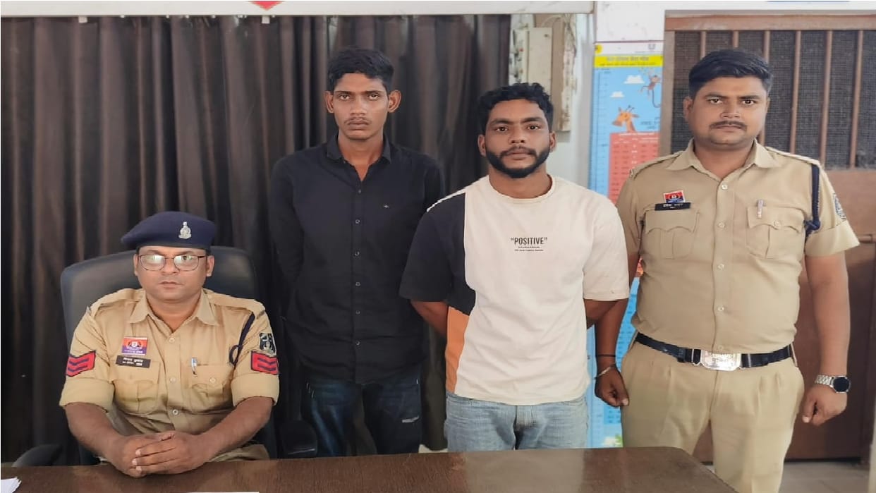 Two accused arrested for threatening public with a gun