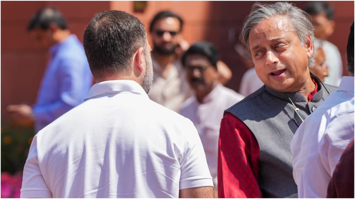 Why does Rahul hate those who speak for India?  BJP slams Congress over Tharoor from all-party delegation list