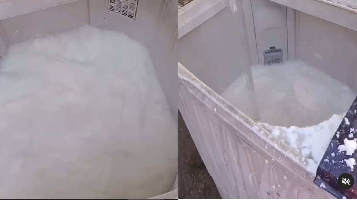Desi Ghee was made in a washing machine people could not believe it Video goes viral on Internet